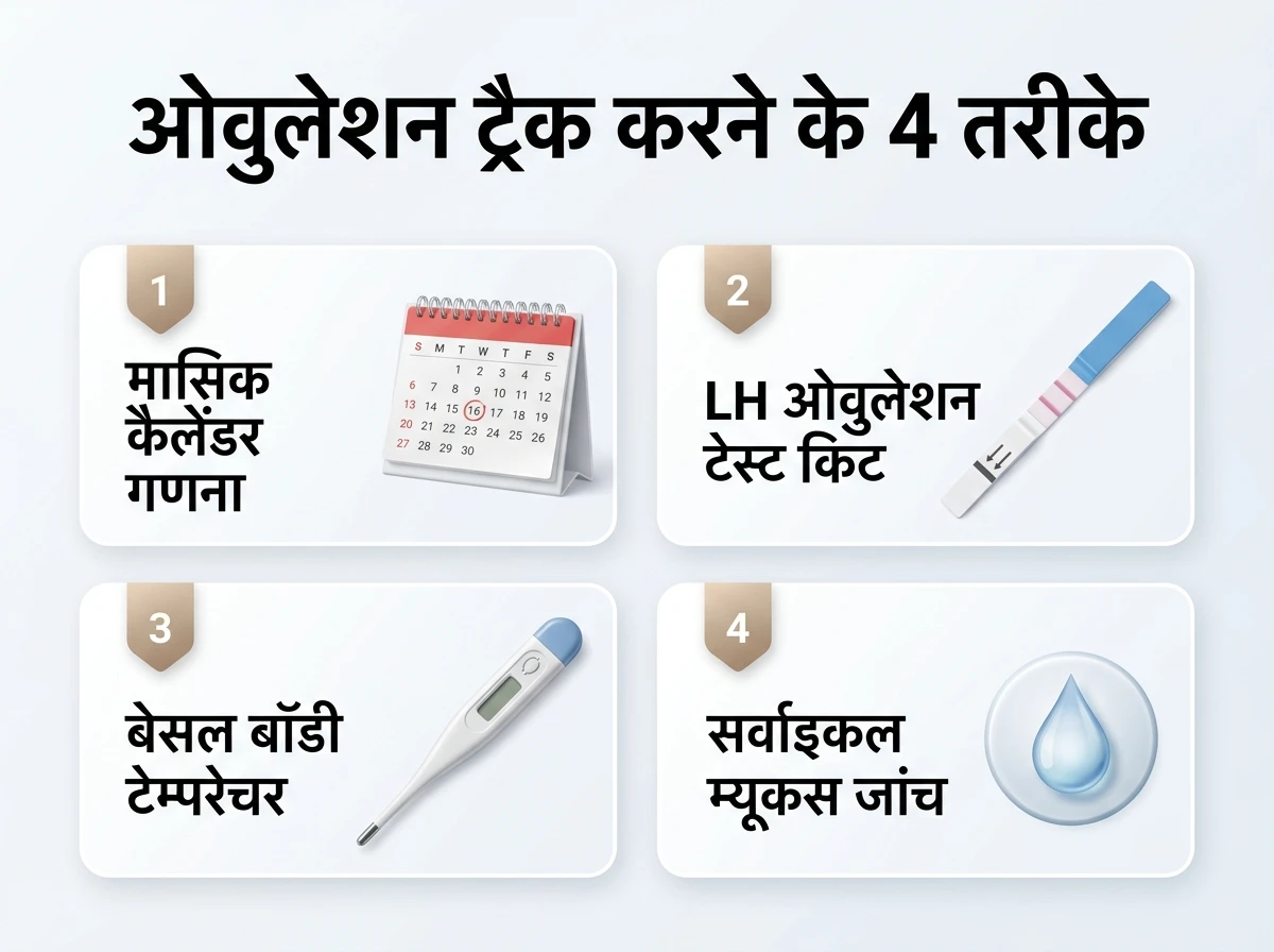 ओवुलेशन ट्रैक करने के 4 आसान तरीके - Progenesis Fertility